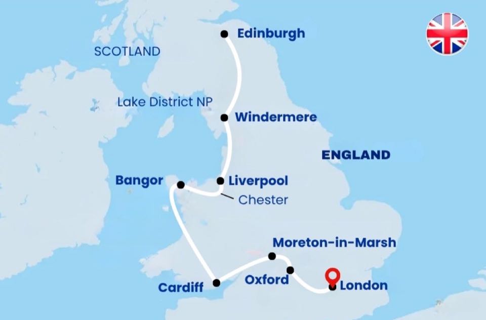 United Kingdom 13Nights 14Days